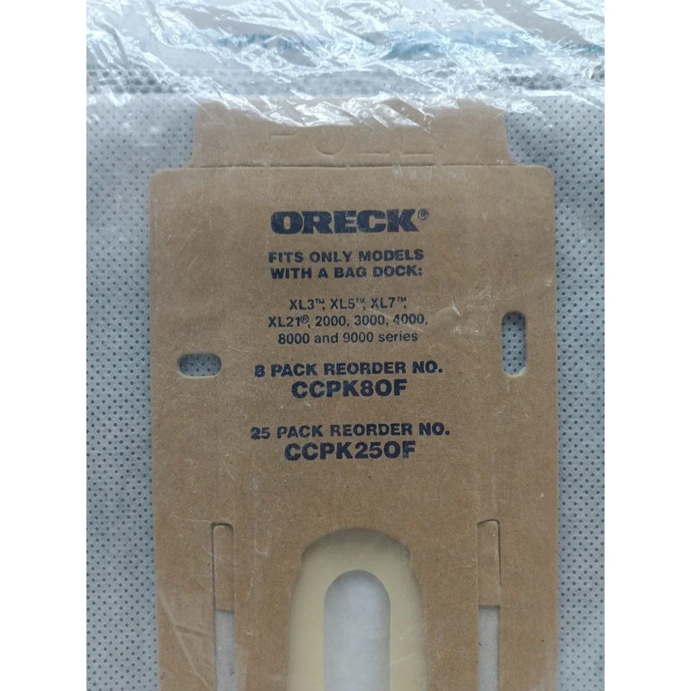 1x ORECK Type CC Filter Bags XL3, XL5, XL7, XL21 2000, 3000, 4000, 8000, 9000